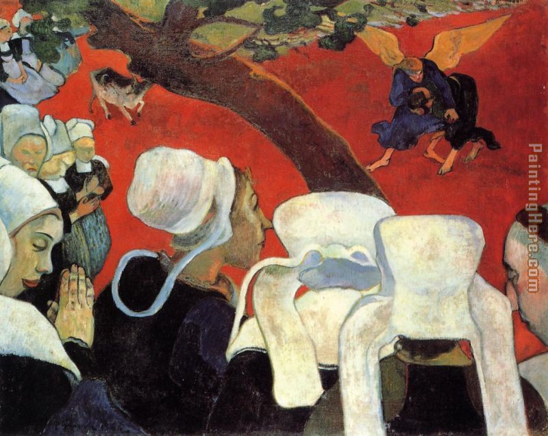 Paul Gauguin The Vision After the Sermon